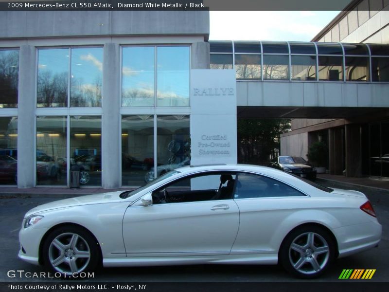 Diamond White Metallic / Black 2009 Mercedes-Benz CL 550 4Matic