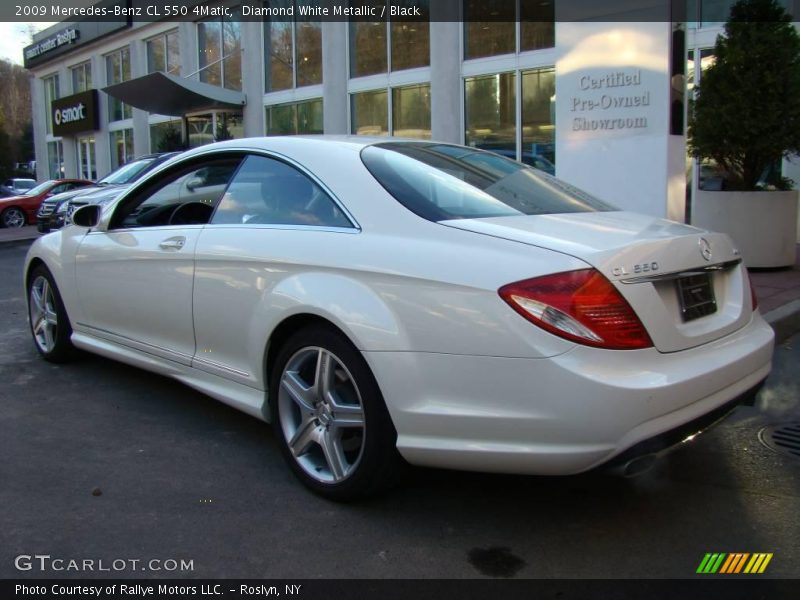 Diamond White Metallic / Black 2009 Mercedes-Benz CL 550 4Matic