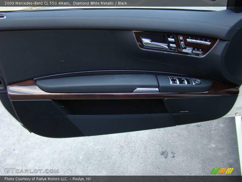 Diamond White Metallic / Black 2009 Mercedes-Benz CL 550 4Matic