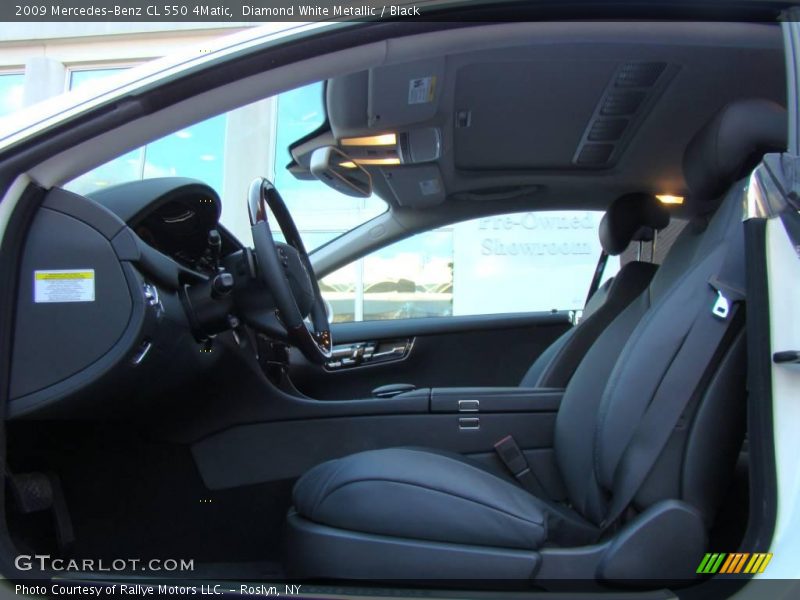 Diamond White Metallic / Black 2009 Mercedes-Benz CL 550 4Matic