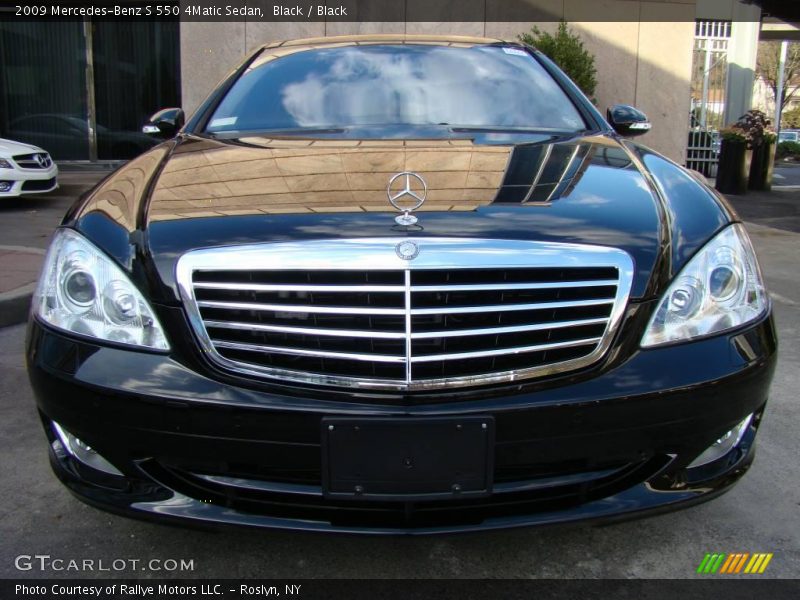 Black / Black 2009 Mercedes-Benz S 550 4Matic Sedan