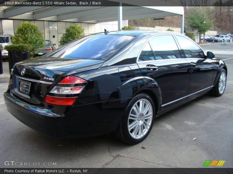 Black / Black 2009 Mercedes-Benz S 550 4Matic Sedan