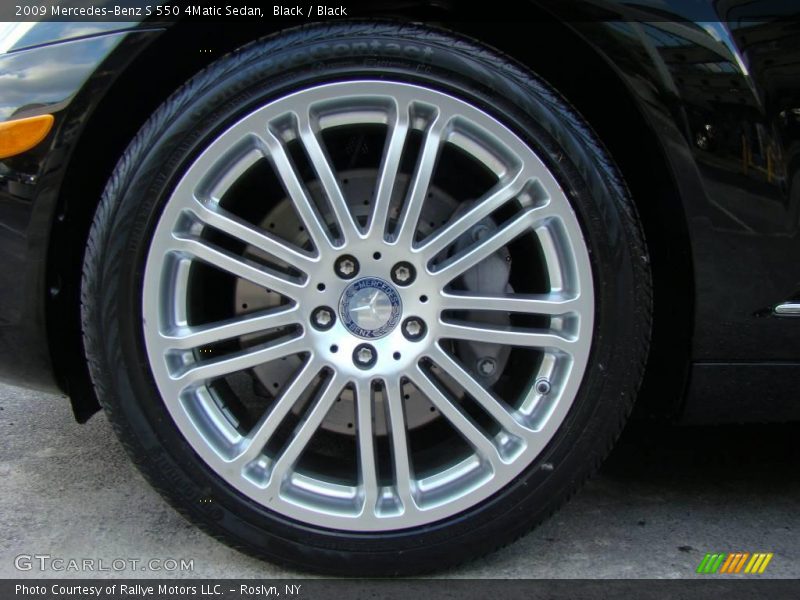 Black / Black 2009 Mercedes-Benz S 550 4Matic Sedan