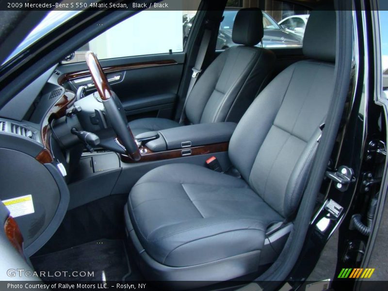 Black / Black 2009 Mercedes-Benz S 550 4Matic Sedan