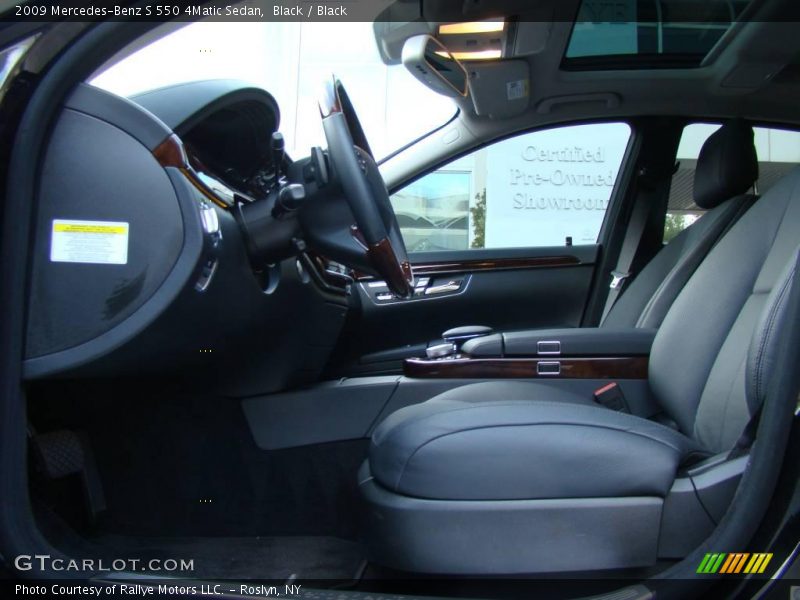 Black / Black 2009 Mercedes-Benz S 550 4Matic Sedan