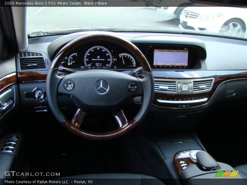Black / Black 2009 Mercedes-Benz S 550 4Matic Sedan