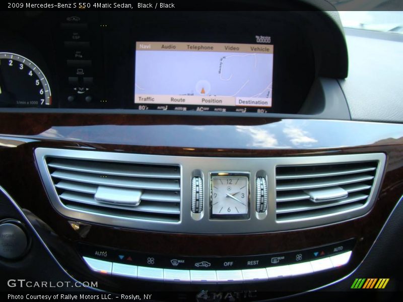 Black / Black 2009 Mercedes-Benz S 550 4Matic Sedan