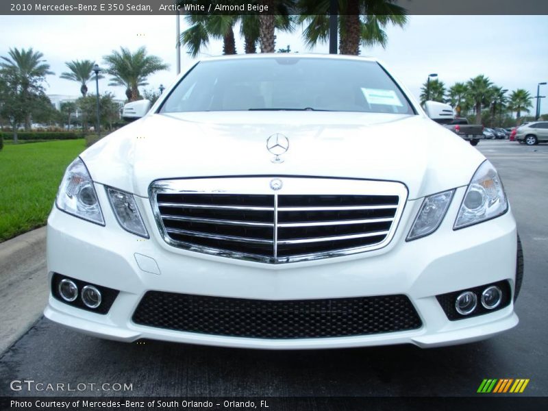 Arctic White / Almond Beige 2010 Mercedes-Benz E 350 Sedan