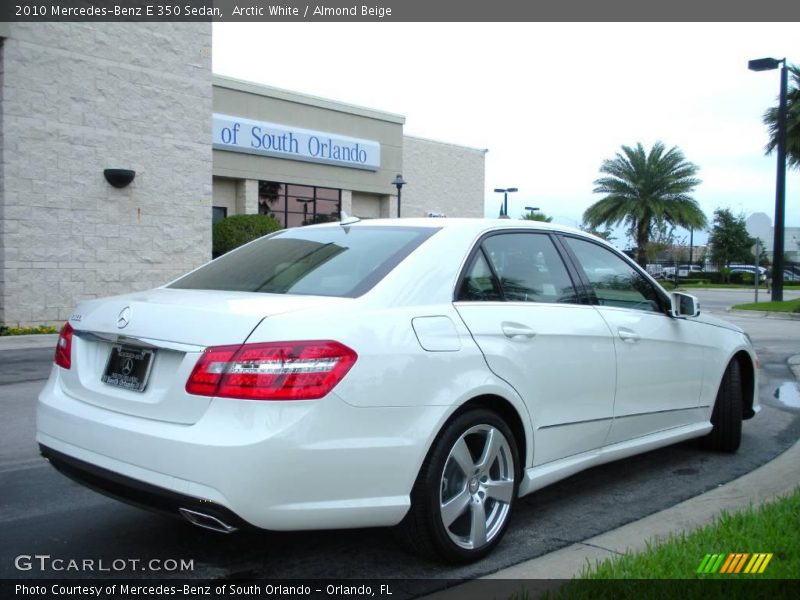 Arctic White / Almond Beige 2010 Mercedes-Benz E 350 Sedan