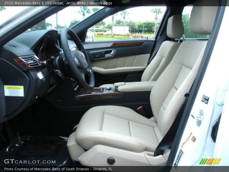 Arctic White / Almond Beige 2010 Mercedes-Benz E 350 Sedan