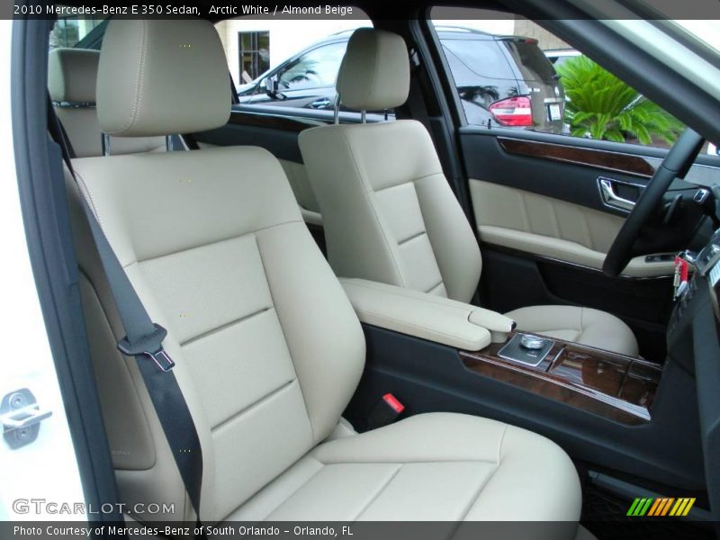 Arctic White / Almond Beige 2010 Mercedes-Benz E 350 Sedan