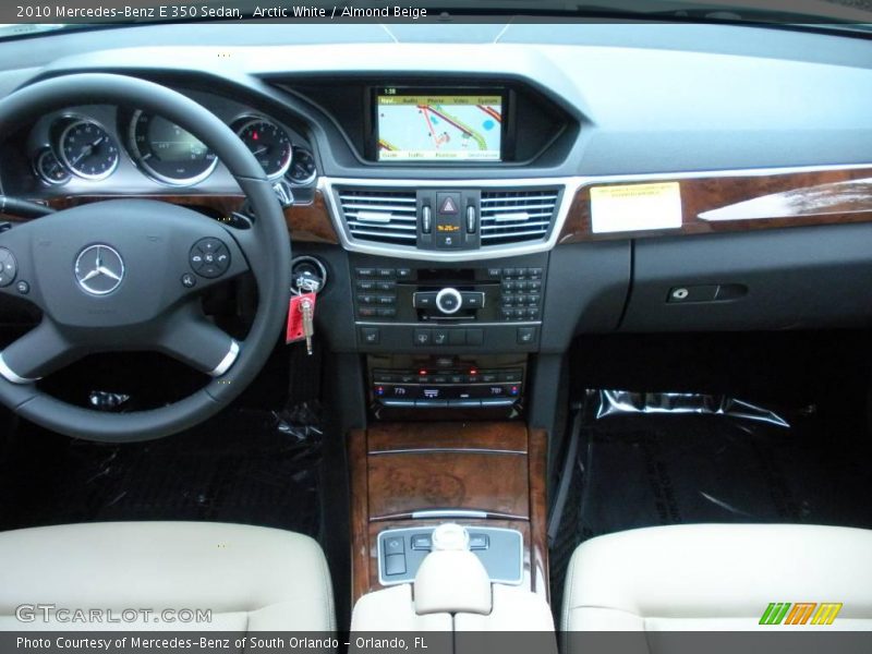 Arctic White / Almond Beige 2010 Mercedes-Benz E 350 Sedan