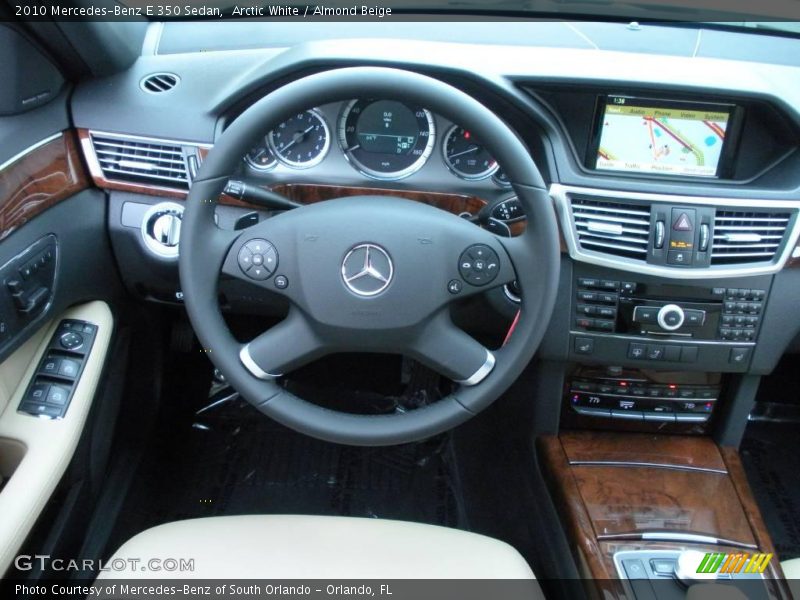 Arctic White / Almond Beige 2010 Mercedes-Benz E 350 Sedan