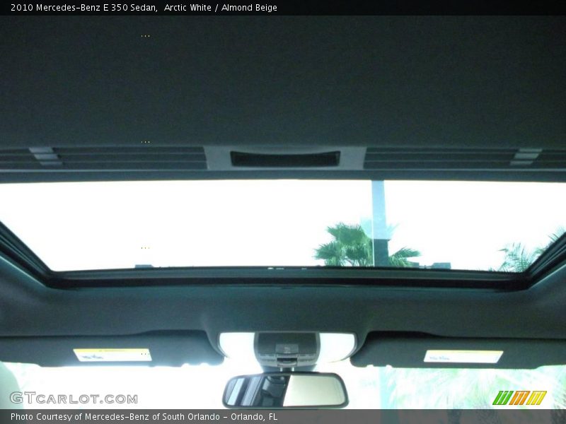Arctic White / Almond Beige 2010 Mercedes-Benz E 350 Sedan