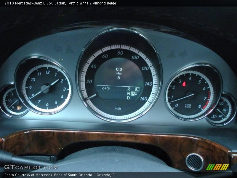 Arctic White / Almond Beige 2010 Mercedes-Benz E 350 Sedan