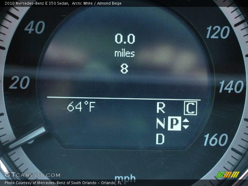 Arctic White / Almond Beige 2010 Mercedes-Benz E 350 Sedan