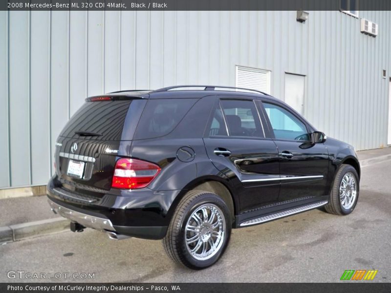 Black / Black 2008 Mercedes-Benz ML 320 CDI 4Matic