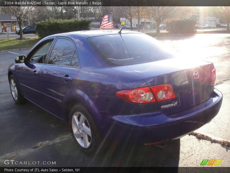 Lapis Blue Metallic / Beige 2004 Mazda MAZDA6 i Sedan