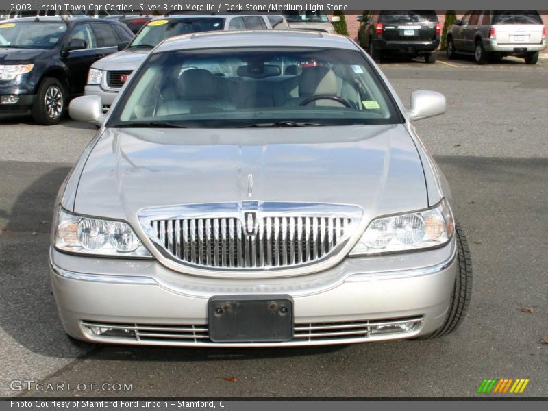 Silver Birch Metallic / Dark Stone/Medium Light Stone 2003 Lincoln Town Car Cartier