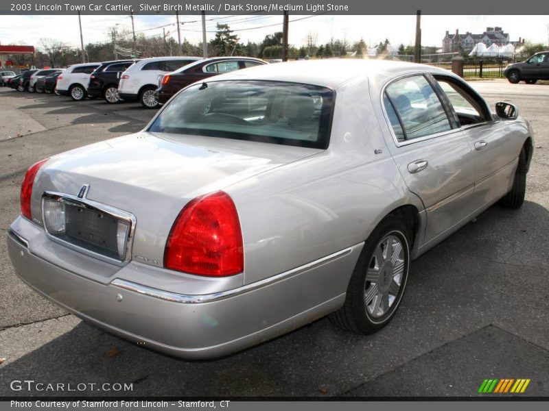 Silver Birch Metallic / Dark Stone/Medium Light Stone 2003 Lincoln Town Car Cartier