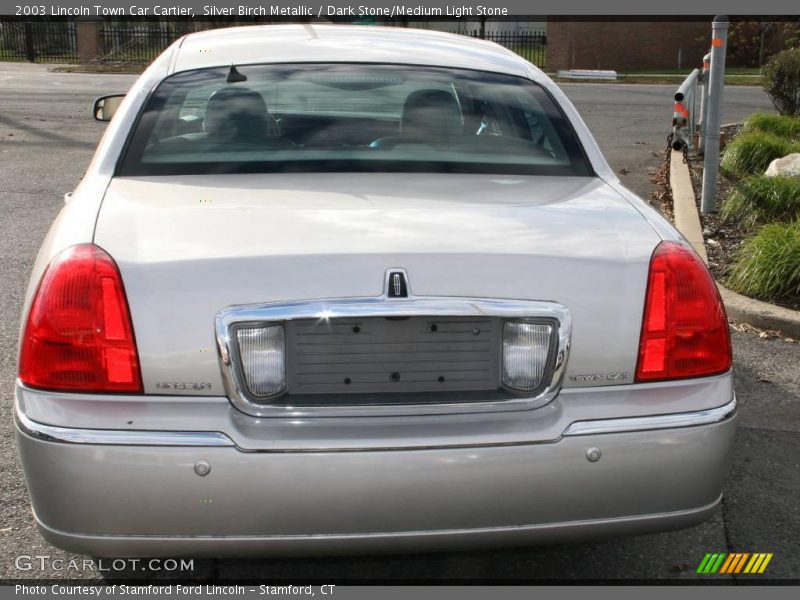 Silver Birch Metallic / Dark Stone/Medium Light Stone 2003 Lincoln Town Car Cartier