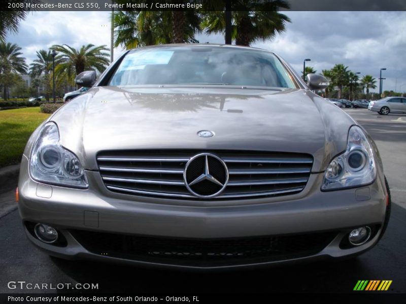 Pewter Metallic / Cashmere Beige 2008 Mercedes-Benz CLS 550