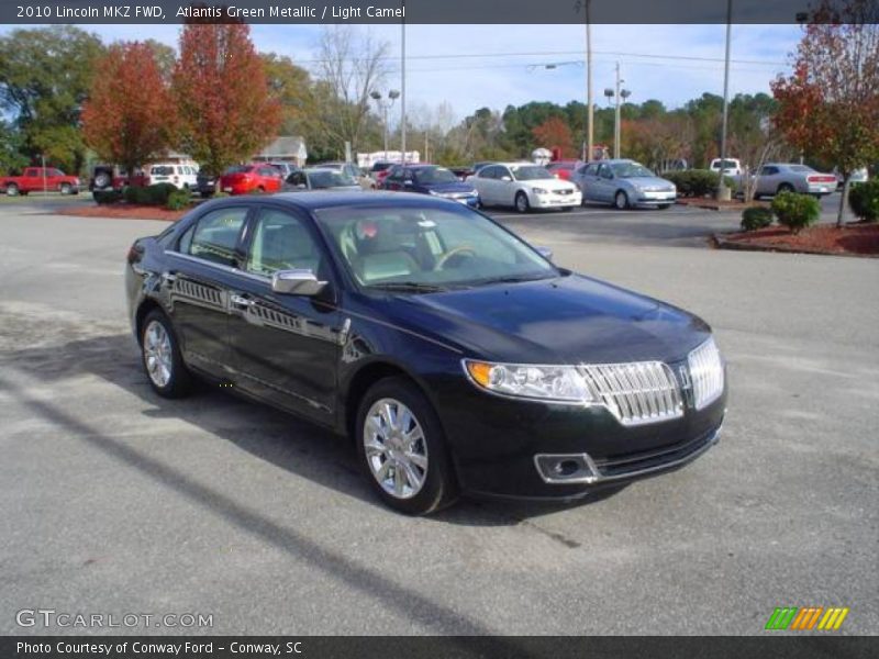 Atlantis Green Metallic / Light Camel 2010 Lincoln MKZ FWD