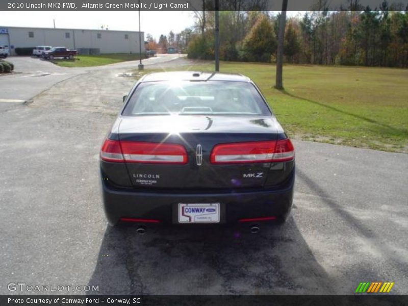 Atlantis Green Metallic / Light Camel 2010 Lincoln MKZ FWD