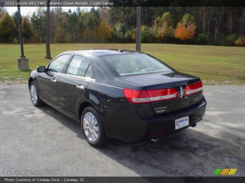 Atlantis Green Metallic / Light Camel 2010 Lincoln MKZ FWD