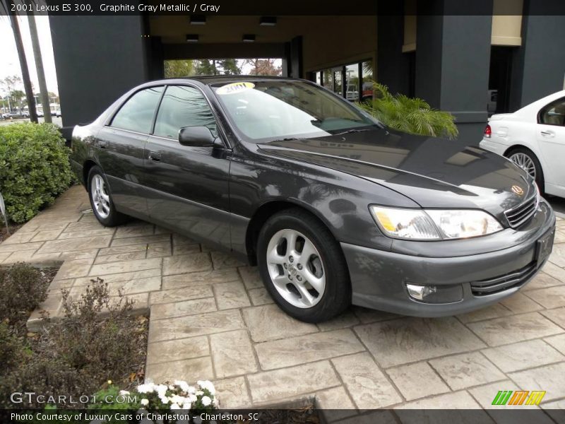 Graphite Gray Metallic / Gray 2001 Lexus ES 300
