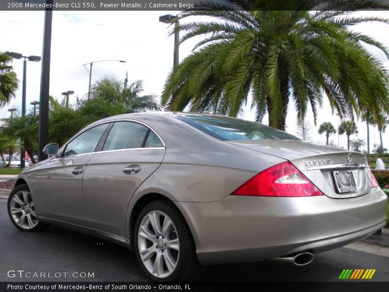 Pewter Metallic / Cashmere Beige 2008 Mercedes-Benz CLS 550