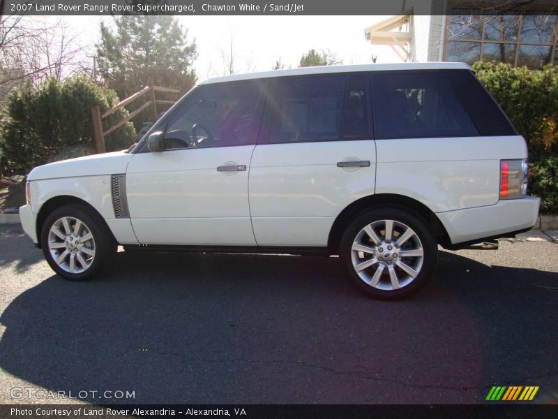 Chawton White / Sand/Jet 2007 Land Rover Range Rover Supercharged