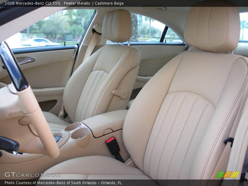 Pewter Metallic / Cashmere Beige 2008 Mercedes-Benz CLS 550