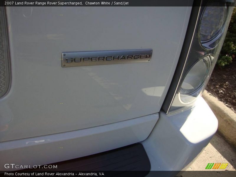 Chawton White / Sand/Jet 2007 Land Rover Range Rover Supercharged