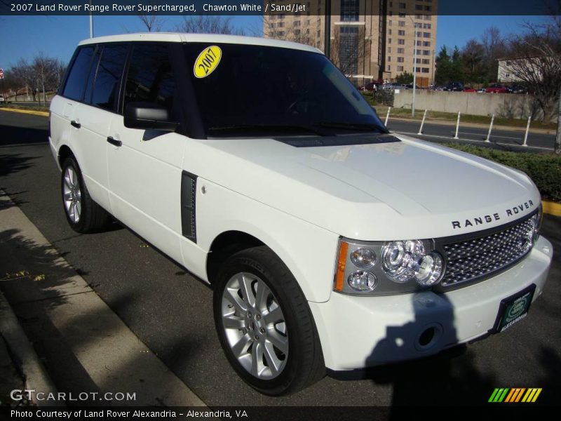 Chawton White / Sand/Jet 2007 Land Rover Range Rover Supercharged