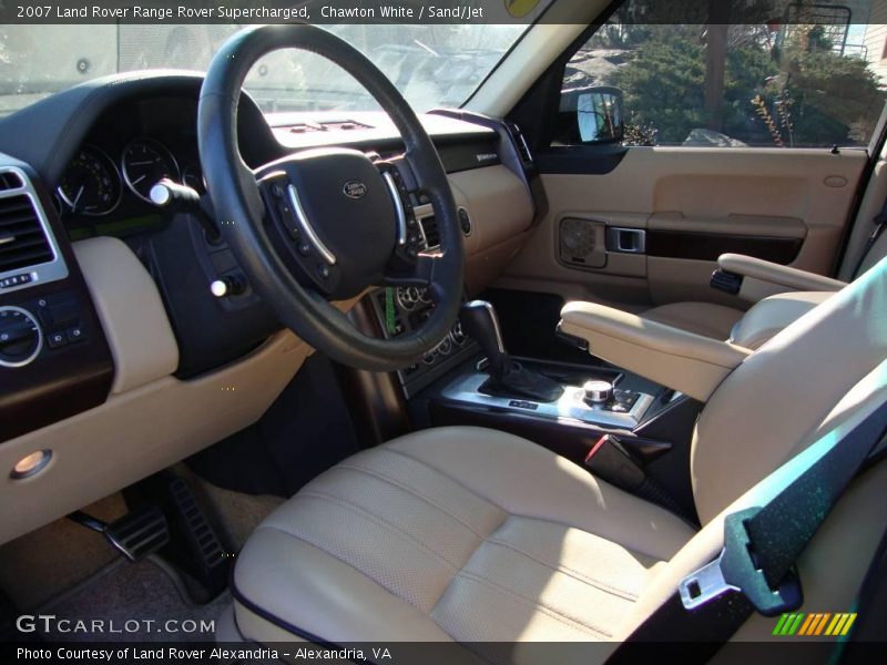 Chawton White / Sand/Jet 2007 Land Rover Range Rover Supercharged