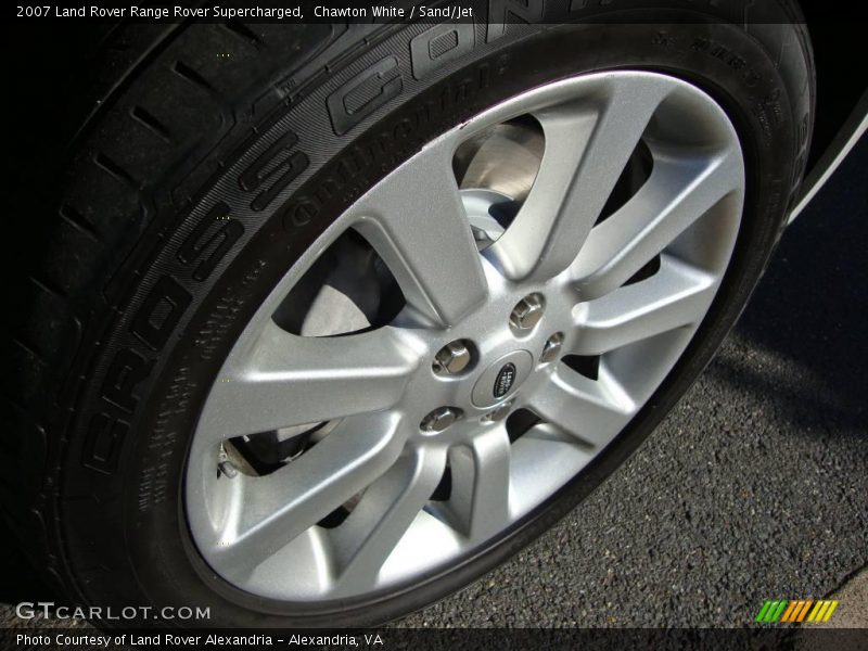 Chawton White / Sand/Jet 2007 Land Rover Range Rover Supercharged