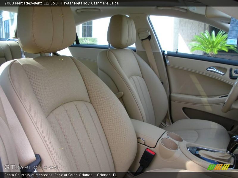 Pewter Metallic / Cashmere Beige 2008 Mercedes-Benz CLS 550