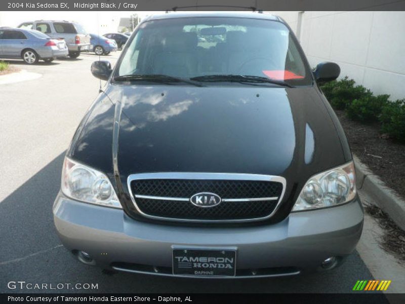 Midnight Black / Gray 2004 Kia Sedona EX