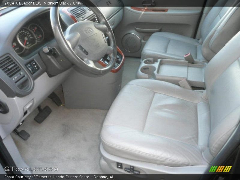 Midnight Black / Gray 2004 Kia Sedona EX