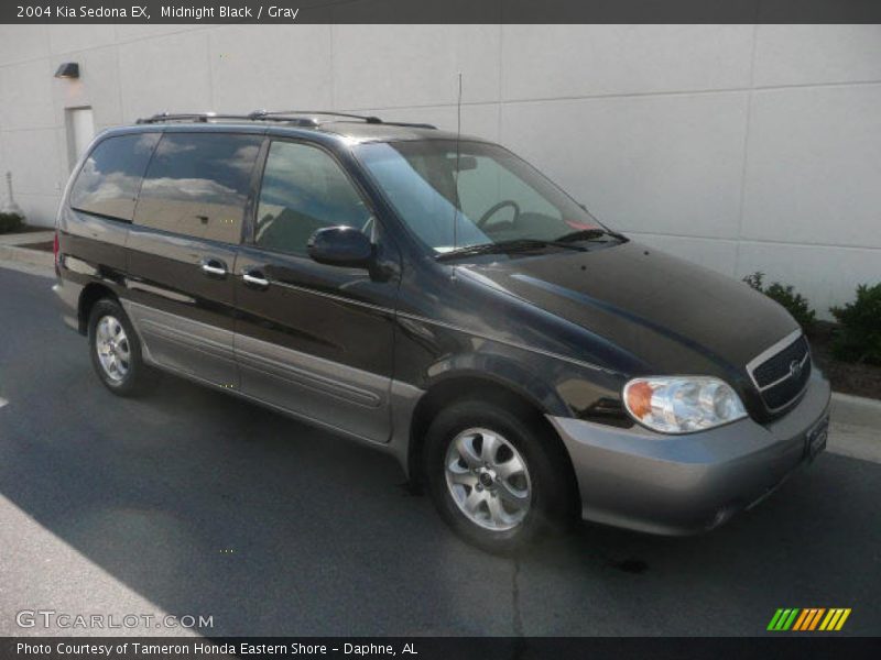 Midnight Black / Gray 2004 Kia Sedona EX