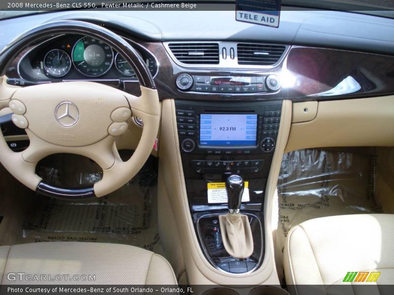 Pewter Metallic / Cashmere Beige 2008 Mercedes-Benz CLS 550