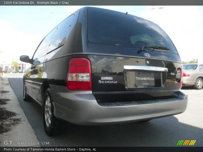 Midnight Black / Gray 2004 Kia Sedona EX