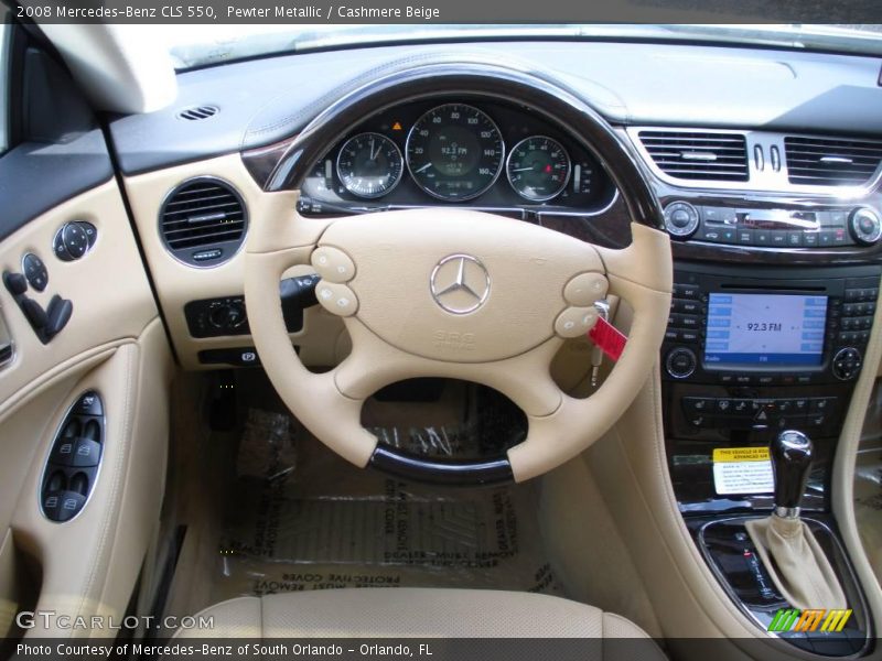Pewter Metallic / Cashmere Beige 2008 Mercedes-Benz CLS 550