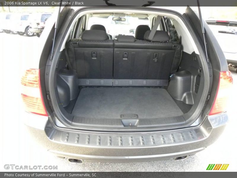 Clear White / Black 2006 Kia Sportage LX V6