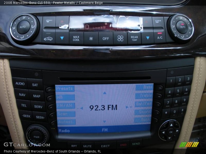 Pewter Metallic / Cashmere Beige 2008 Mercedes-Benz CLS 550