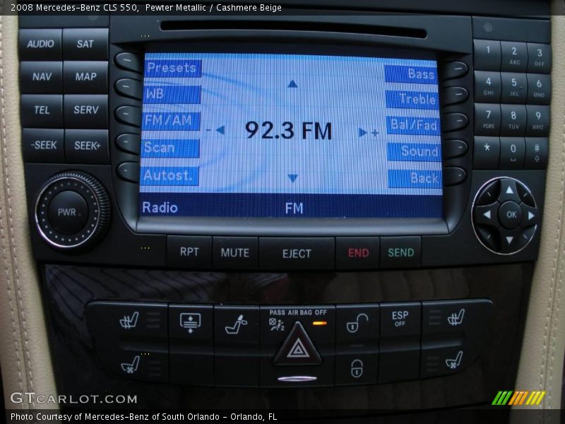Pewter Metallic / Cashmere Beige 2008 Mercedes-Benz CLS 550