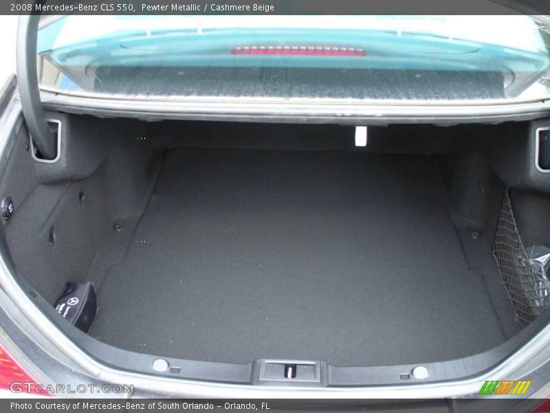 Pewter Metallic / Cashmere Beige 2008 Mercedes-Benz CLS 550