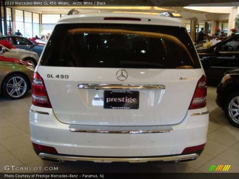Arctic White / Black 2010 Mercedes-Benz GL 450 4Matic
