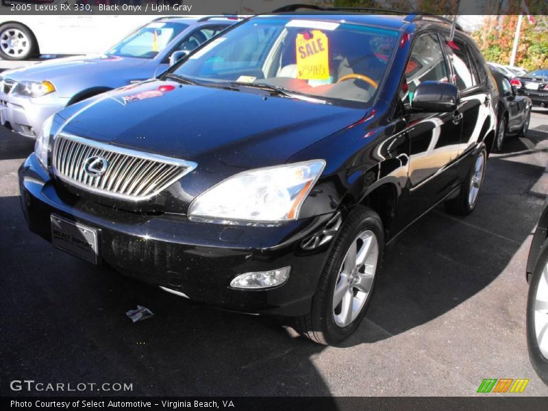 Black Onyx / Light Gray 2005 Lexus RX 330